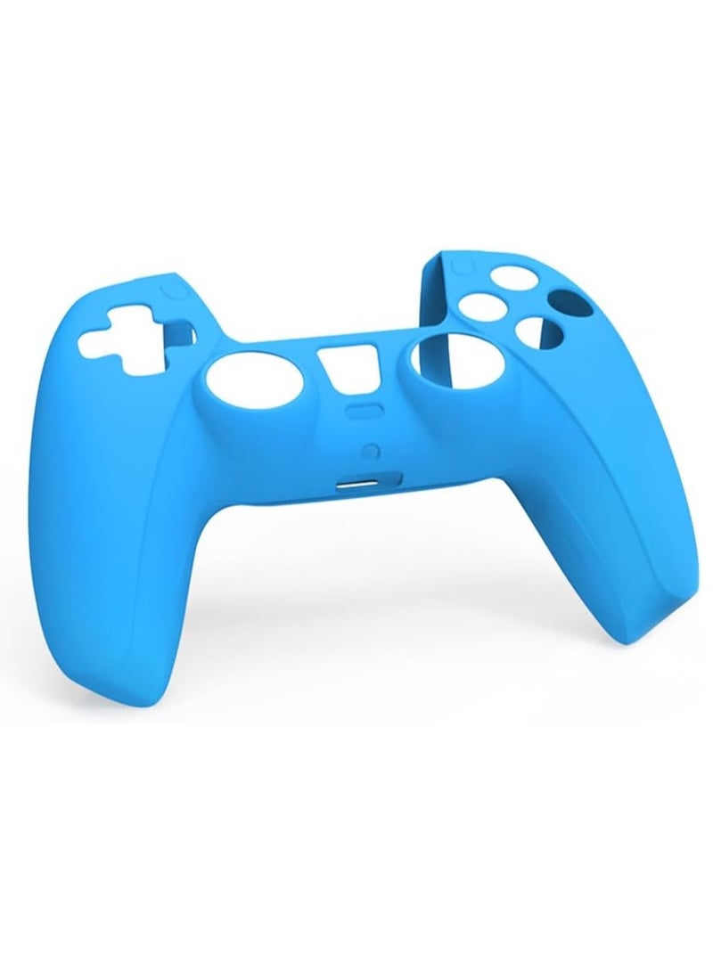 DOBE حافظة سيليكون لوحدة تحكم الألعاب PS5، غطاء حماية ناعم لجهاز بلاي ستيشن 5 - أزرق - Image 2