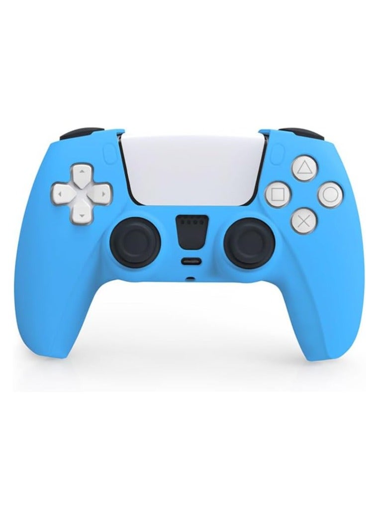 DOBE حافظة سيليكون لوحدة تحكم الألعاب PS5، غطاء حماية ناعم لجهاز بلاي ستيشن 5 - أزرق - Image 4