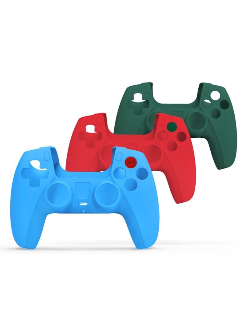DOBE حافظة سيليكون لوحدة تحكم الألعاب PS5، غطاء حماية ناعم لجهاز بلاي ستيشن 5 - أزرق - Image 5