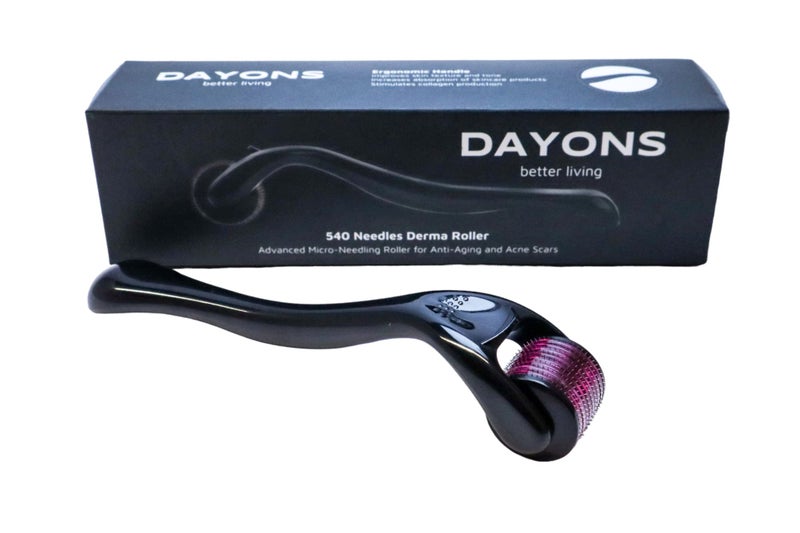Dayons 2.0mm Derma Roller – Microneedling Tool for Hair Regrowth, Beard Growth & Deep Skin Treatment – Acne Scars, Wrinkles, Stretch Marks & Scalp Care - Image 1