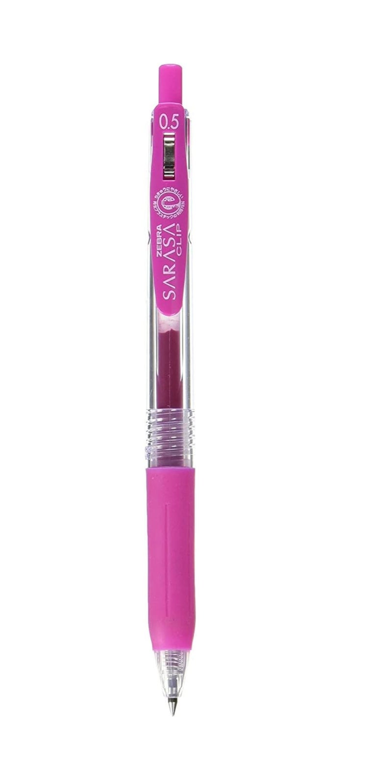 Zebra Pen Zebra Sarasa Clip Pen 0.5 mm in Magenta (JJ15-MZ) - Image 1