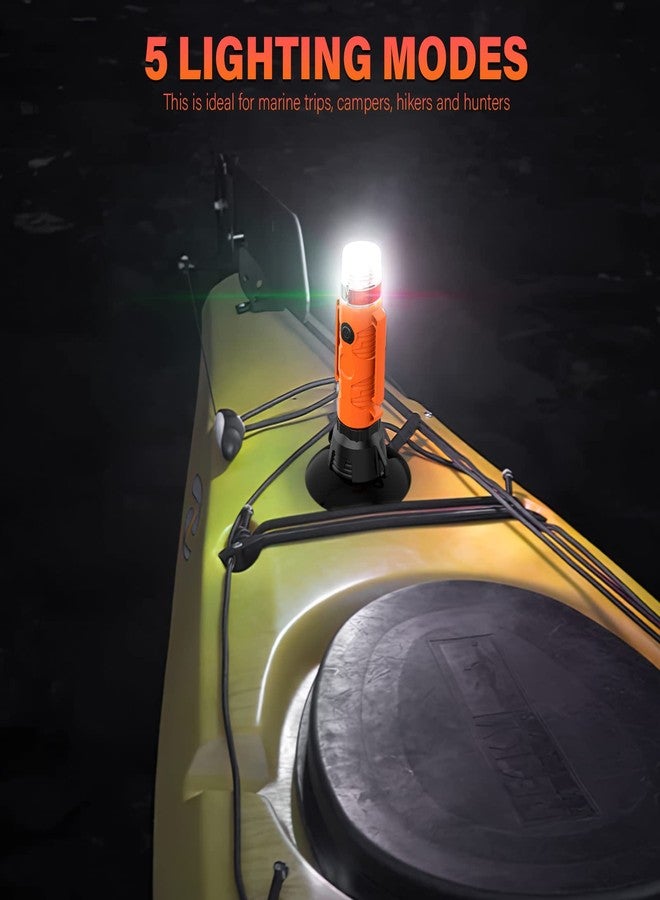 GOODSMANN Boat LED All Round Signal Light with Suction Cup & Magnetic Base for Boat Kayak - Image 3