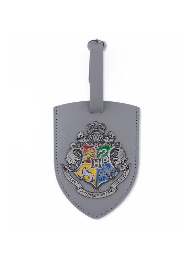 Harry Potter Hogwarts crest luggage tag