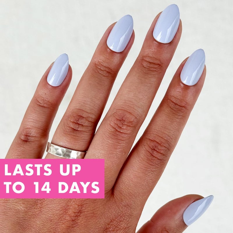 Olive & June Instant Mani Press-On Nails (Glue) | 42 Fake Nails, 21 Sizes | Non-Toxic, Long-Lasting Recycled Materials Realistic Look | Salon-Quality | Spring Flowers & Patterns |Medium, Almond | BP - Image 3