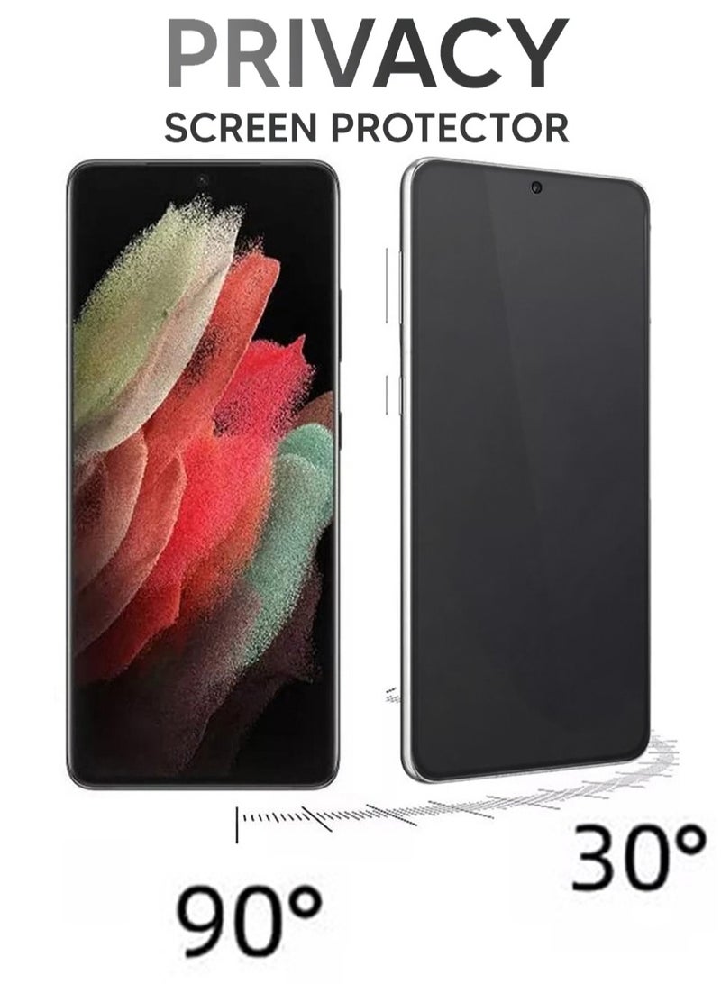 قطعتين حماية شاشة من الهايدروجيل الغير لامع للخصوصية لهاتف  شاومي poco c61 - Image 2