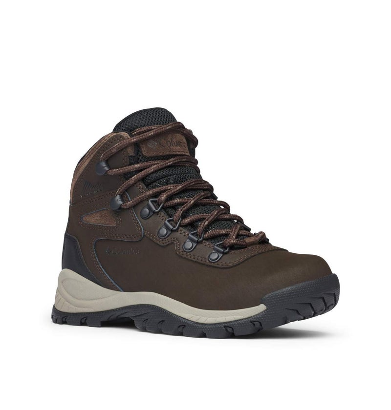 Columbia womens Newton Ridge Plus Waterproof Hiking Boot, Cordovan/Crown Jewel, 5 US - Image 1