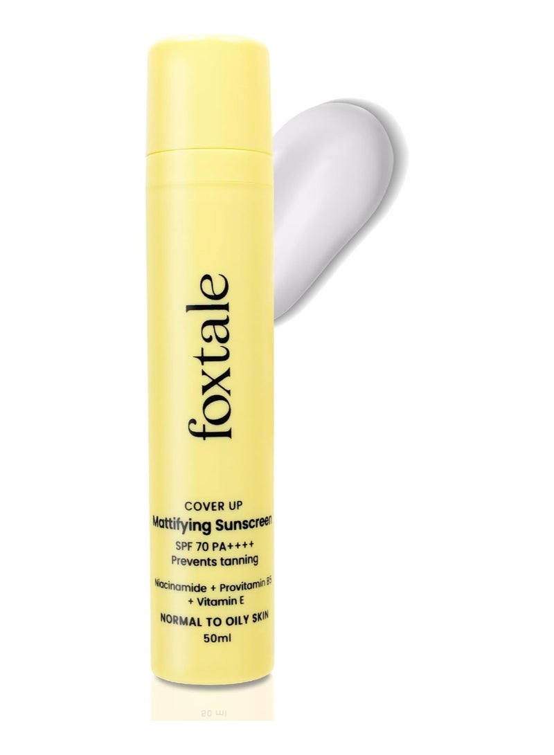 foxtale FXN-SSMT70 Mattifying Sunscreen SPF70+PA++++ 50ml - Image 1