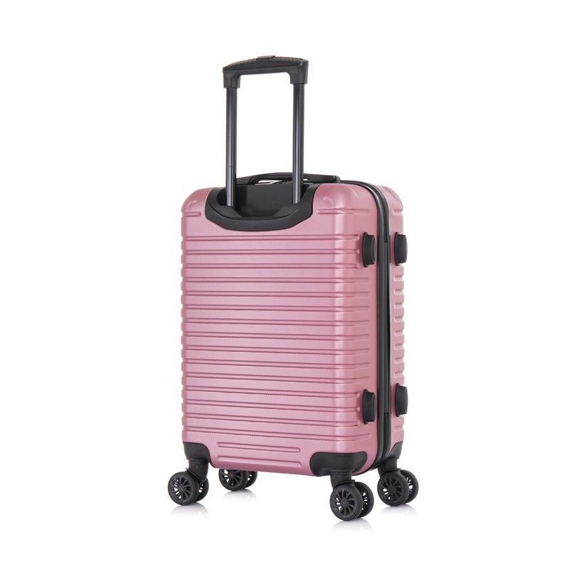 InUSA DEEP Luggage with GEL Handle | Spacious Traveling Suitcases, Travel Suitcase with Dual Spinner Wheels and Studs | 20 Inch Carry On Hardside Luggage | Rose Gold - Image 5