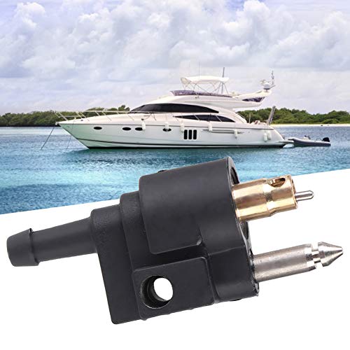 Acouto Male Fuel Connector 1/4 inch Fuel Male Connector Pipe Joint Fit for Outboard Motor - Image 4