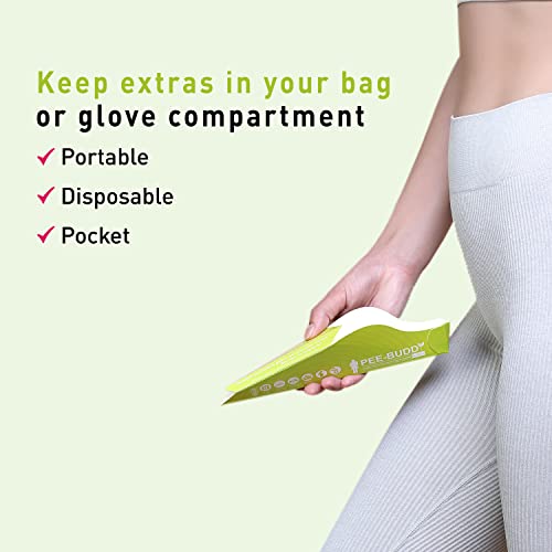 PEE BUDDY PeeBuddy 10 Funnels Female Urination Device | No Mess Disposable Urinal Funnel|Travel, Camping, Hiking, Festivals, and Outdoor Activities | Paper Based Stand and Pee Funnel for Women, Girls - Image 2