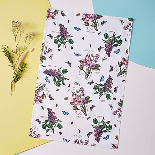 Pimpernel Botanic Garden Cotton Tea Towel - Quick-Drying Absorbent Dish Towel with Botanical Floral Design, Multi-Purpose Kitchen Towel - Machine-Washable Towels (18" x 29") - Image 4