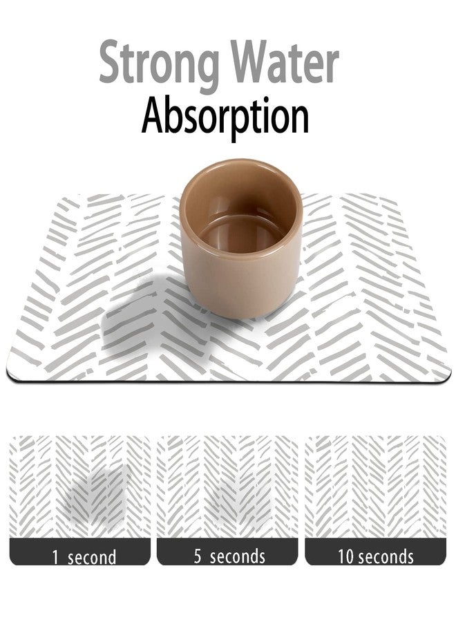 Ayiashiab Dog Food Mats for Floors Absorbent, Pet Cat Food Mat - Quick Dry Dog Bowl Mats for Food and Water, Eco-Friendly Boho Pet Supplies - Image 2