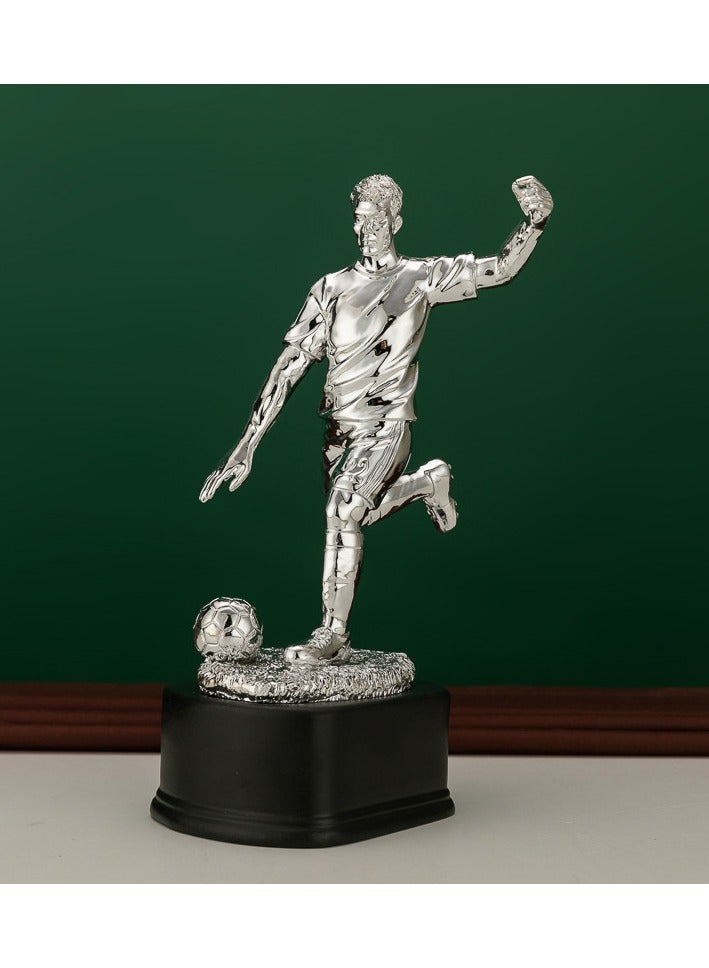 KUYING New Creative Personal Trophy Football MVP Player Trophy 11x9x24cm 