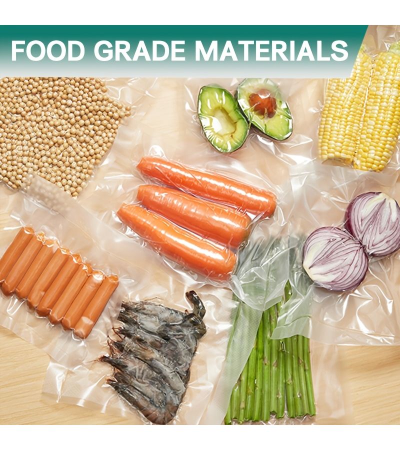 6 Premium Vacuum Sealed Food Storage Bags 12x118in Thick Textured Freezer - Image 5