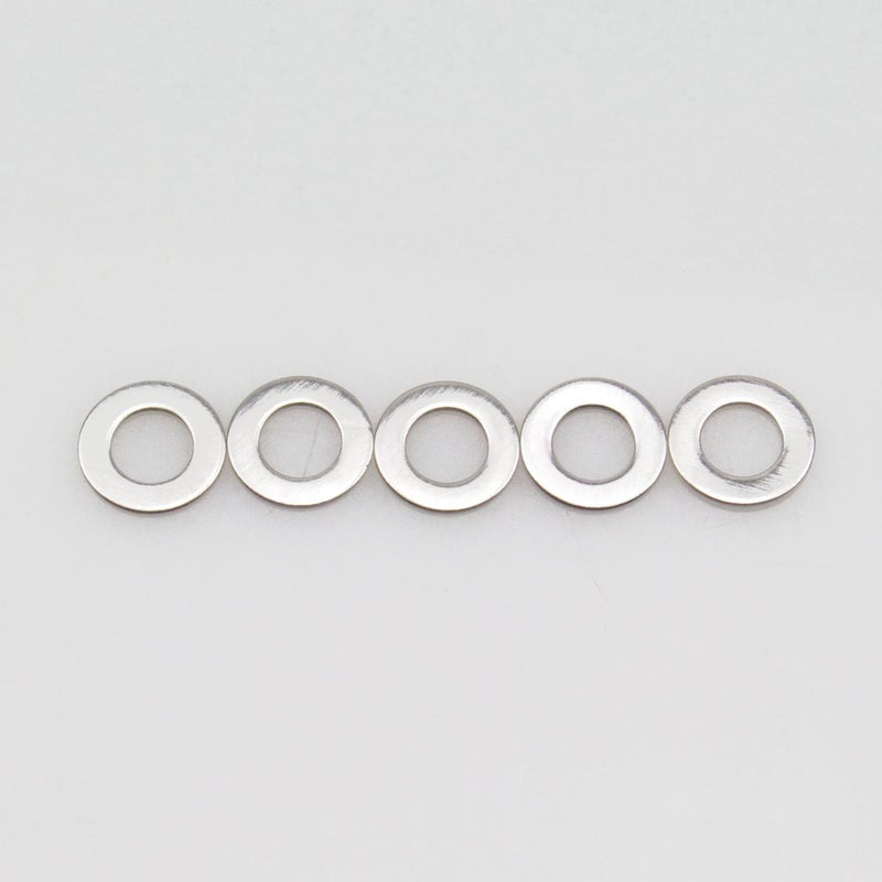 Sutemribor M3x6mmx0.5mm Stainless Steel Flat Washer, 100 Pieces - Image 3