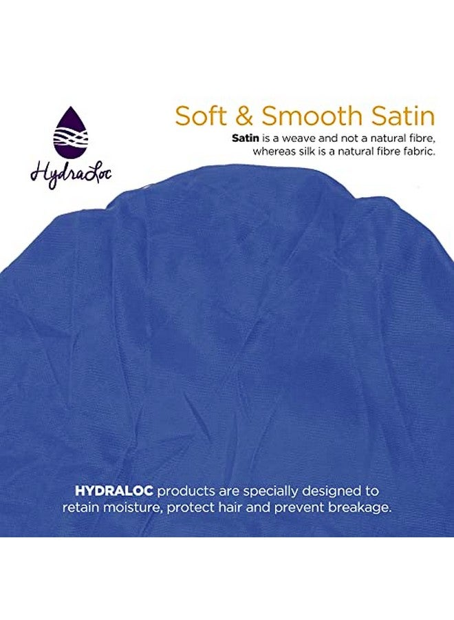 Donna Flower Pattern Sleep Cap Hair Sleep Shower Cap Bonnet Satin Bonnet For Sleeping Hat Royal Blue - Image 5