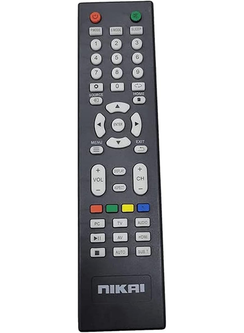 New Replacement Remote Control, Remote Control Fit, Universal Remote Control Compatible with NIKAI TV - Image 1