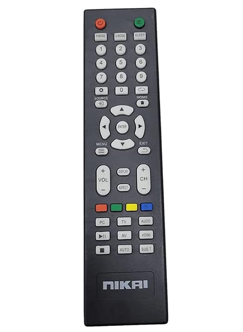 New Replacement Remote Control, Remote Control Fit, Universal Remote Control Compatible with NIKAI TV - Image 2