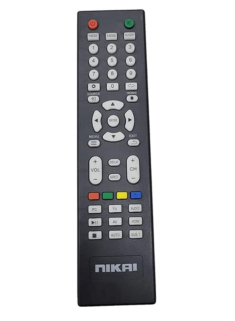 New Replacement Remote Control, Remote Control Fit, Universal Remote Control Compatible with NIKAI TV - Image 4
