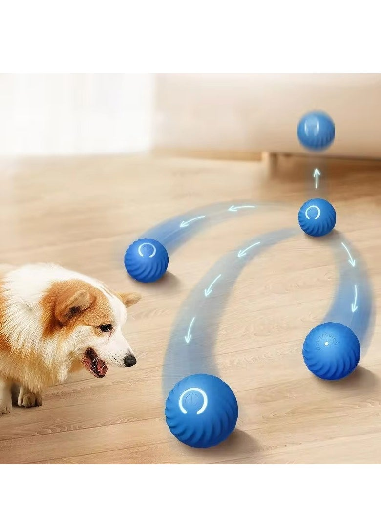 EzzySo - Dog Toys Intelligent Gravity Jump Ball Rechargeable Bite-Resistant Rolling Ball Cat And Dog Chase Interactive Pet Toys - Image 1