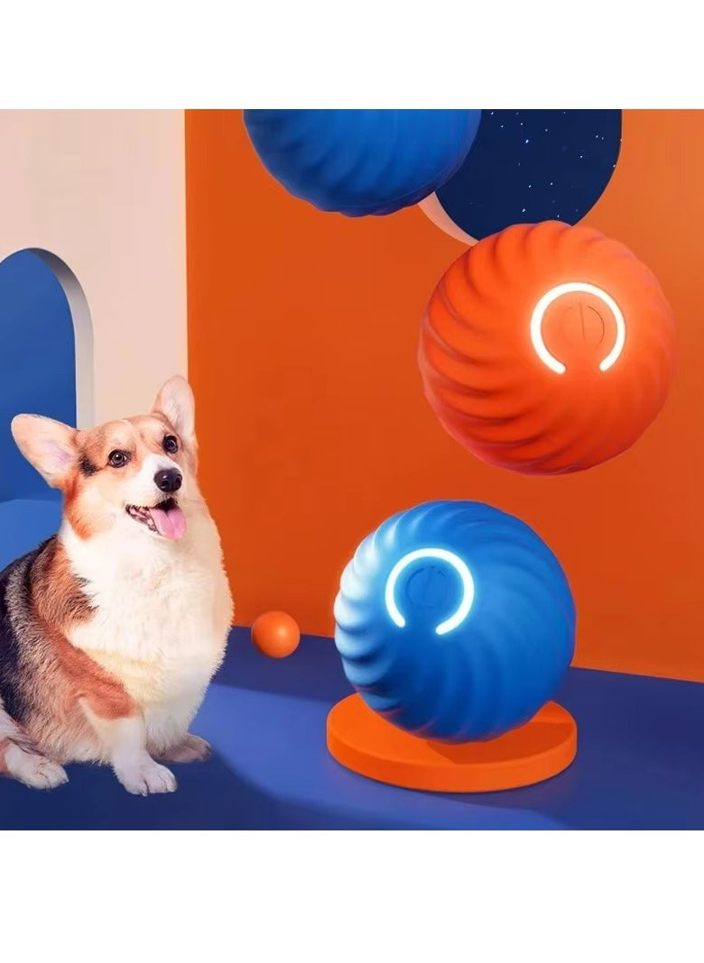 EzzySo - Dog Toys Intelligent Gravity Jump Ball Rechargeable Bite-Resistant Rolling Ball Cat And Dog Chase Interactive Pet Toys - Image 1