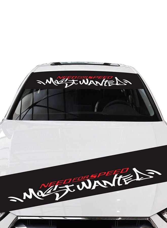 NIBEMINENT Front Rear Windshield Car Stickers - Image 3