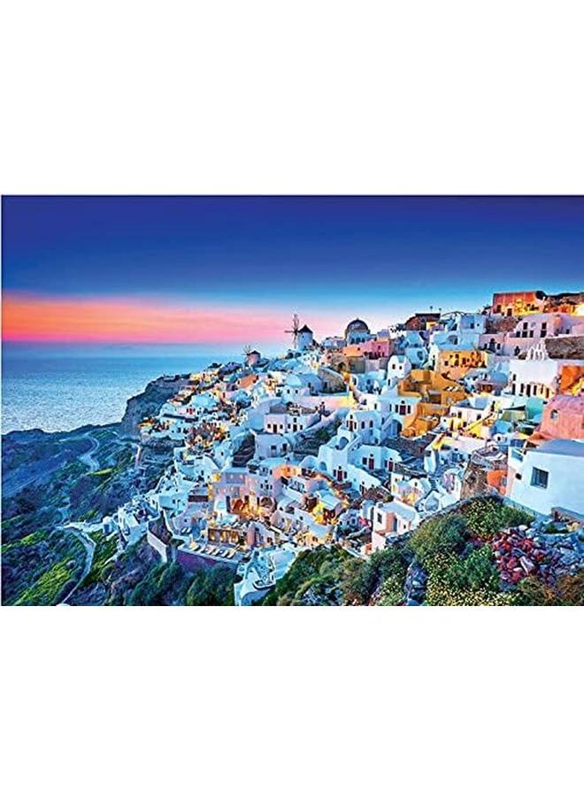 EDUCA - 1500 Piece Puzzle For Adults Santorini Greece. Fix Puzzle Glue Included. From 14 Years Old 19040 - Image 1