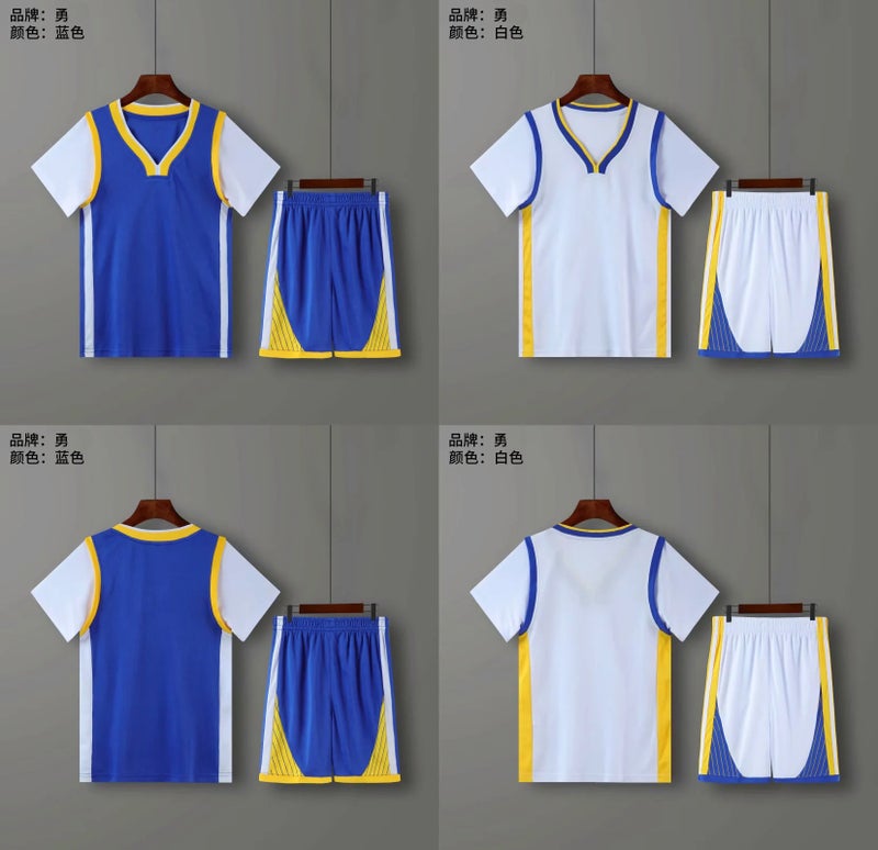 Fake Two-Piece Basketball Suit Baby Toddler Version Class Suit Short-Sleeved Basketball Suit Children'S Jersey Printable - Image 2