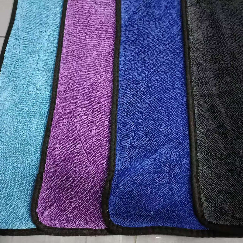 Microfiber Braid Towel Full Polyester Brocade Absorbent Lose-Free Wipe Twisted Car Washing Cloth Braid Towel - Image 1