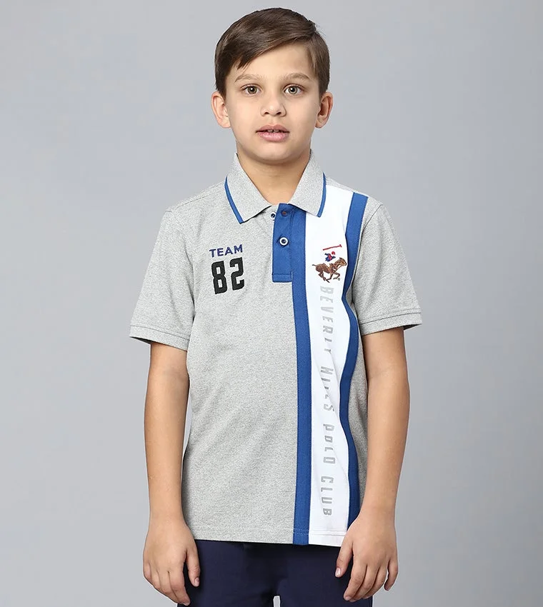 Beverly Hills Polo Club Color Block Short Sleeves Polo T-Shirt
