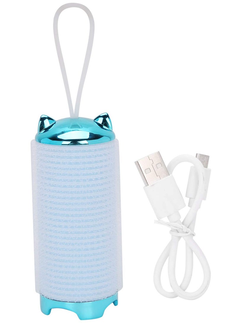 Zikra Electric Hair Rollers, Portable Volumizing Bangs Rapid Molding Not Damage Hair DIY Tools, Heated Hair Styling Bang Curling Tool for Women and Girls (Blue) - Image 5