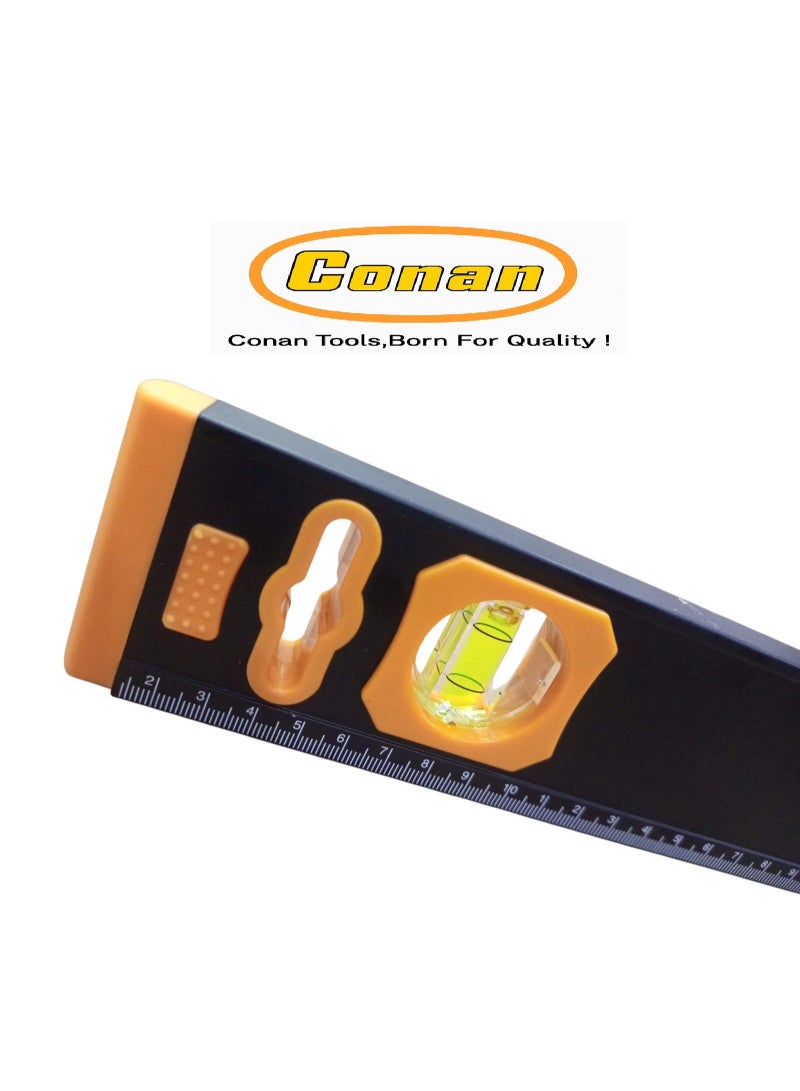 Conan Aluminum Spirit Level 50cm  with Strong Magnetic Base, Angle Finder  – Model COL08050 - Image 3