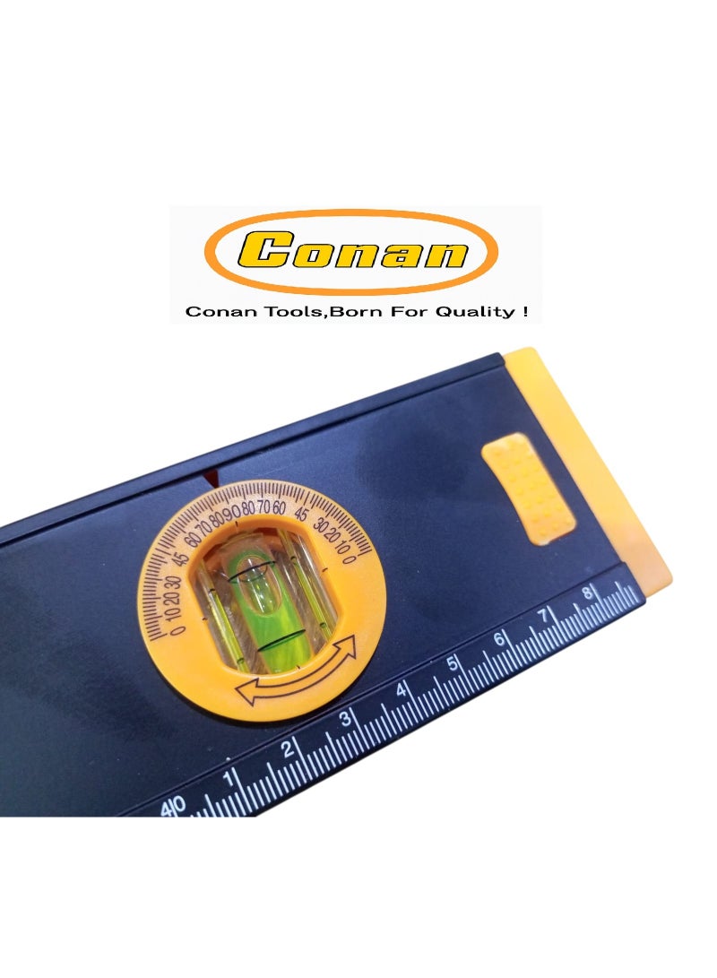 Conan Aluminum Spirit Level 50cm  with Strong Magnetic Base, Angle Finder  – Model COL08050 - Image 4