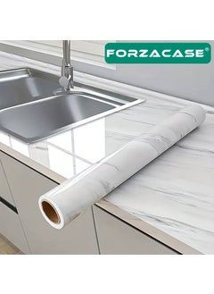 Marble Patterned White Foil Coating 5 Meters Countertop Cabinet Kitchen Paper Adhesive - FC736 - pzsku/Z2C9425CF976A5032A5CFZ/45/_/1737454848/3f16da48-d065-40fa-83c1-517810dd386e