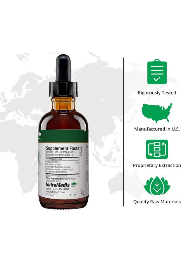 Nutramedix Nutra BRL - Liquid Herbal Supplement for Gut Health & Immune Support - Samento & Banderol for Digestive Health - Immune System Booster Supplement (60mL) - Image 2