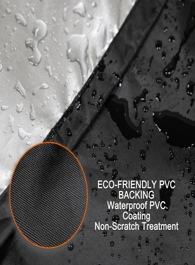 GeerDuo Bird Cage Cover, 600D Universal Parrot Cage Cover for Night, 100% Shading Oxford Cloth with Waterproof PU Coating Layer, Adjustable Soft Airy Nylon Mesh Net - Image 5