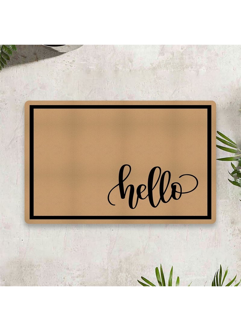 Hello Digital Printed 50 x 70 cm Decorative Multi-Purpose Interior and Exterior Door Mat - pzsku/Z2C946B594F797607A886Z/45/_/1725794126/58ebc28f-110a-48de-bd98-70f2022e03e2