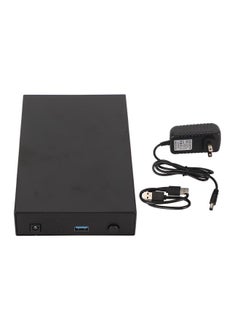Thoraya 3.5-inch desktop metal mobile hard disk USB3.0 hard disk storage compatible with PC/TV/desktop/laptop (plug voltage 100-240V) 18TB US standard  - Image 1