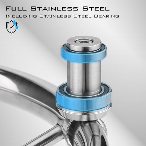 Gomexus Boat Steering Wheel Knob,316 Stainless Steel Suicide Wheel Knob Spinner,Universal Fit for Tractors,Trucks,Mowers - Image 4