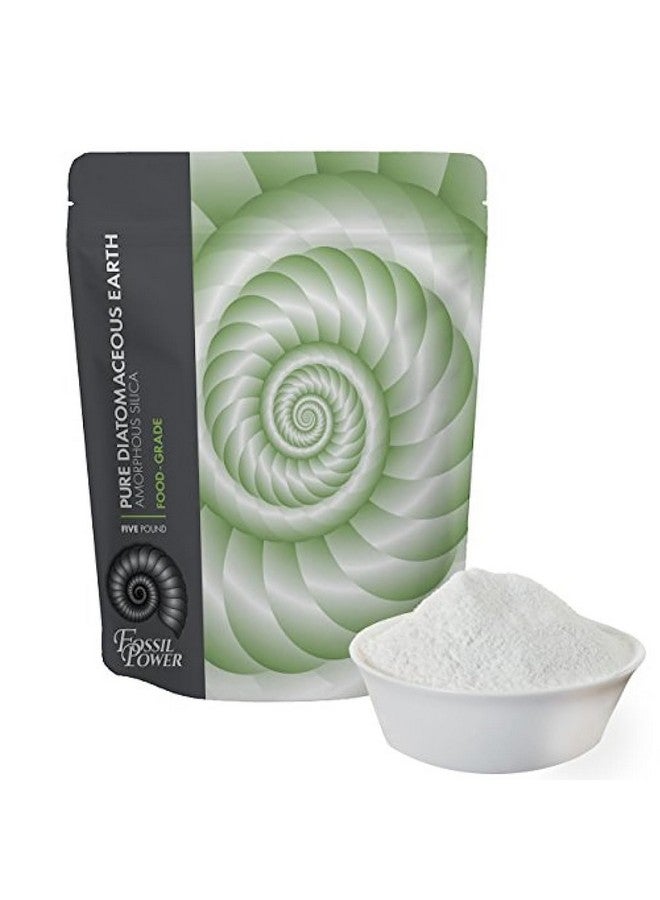فوسيل مسحوق التراب الدياتومي - 5 رطل - مسحوق طبيعي متعدد الأغراض للاستخدام في المنزل والحديقة والحيوانات الأليفة - مضاد للحشرات غير سام، وممتص للروائح، وأكثر من ذلك - آمن على البشر والحيوانات الأليفة - Image 1