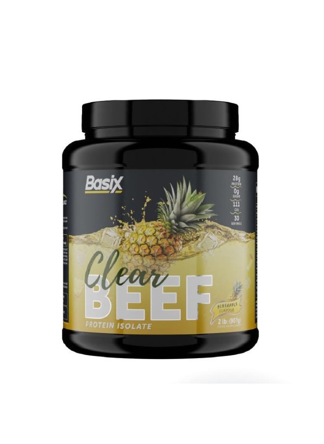 Basix Clear Beef Pro Iso Pineapple 2Lb  - Image 1