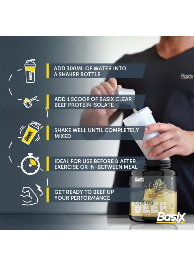 Basix Clear Beef Pro Iso Pineapple 2Lb  - Image 3