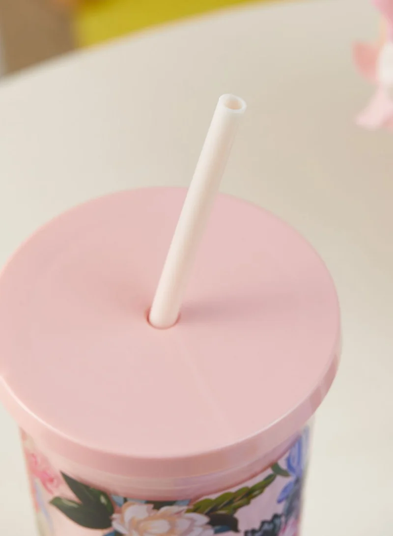 ban.do Garden Party Sip Sip Tumbler With Straw