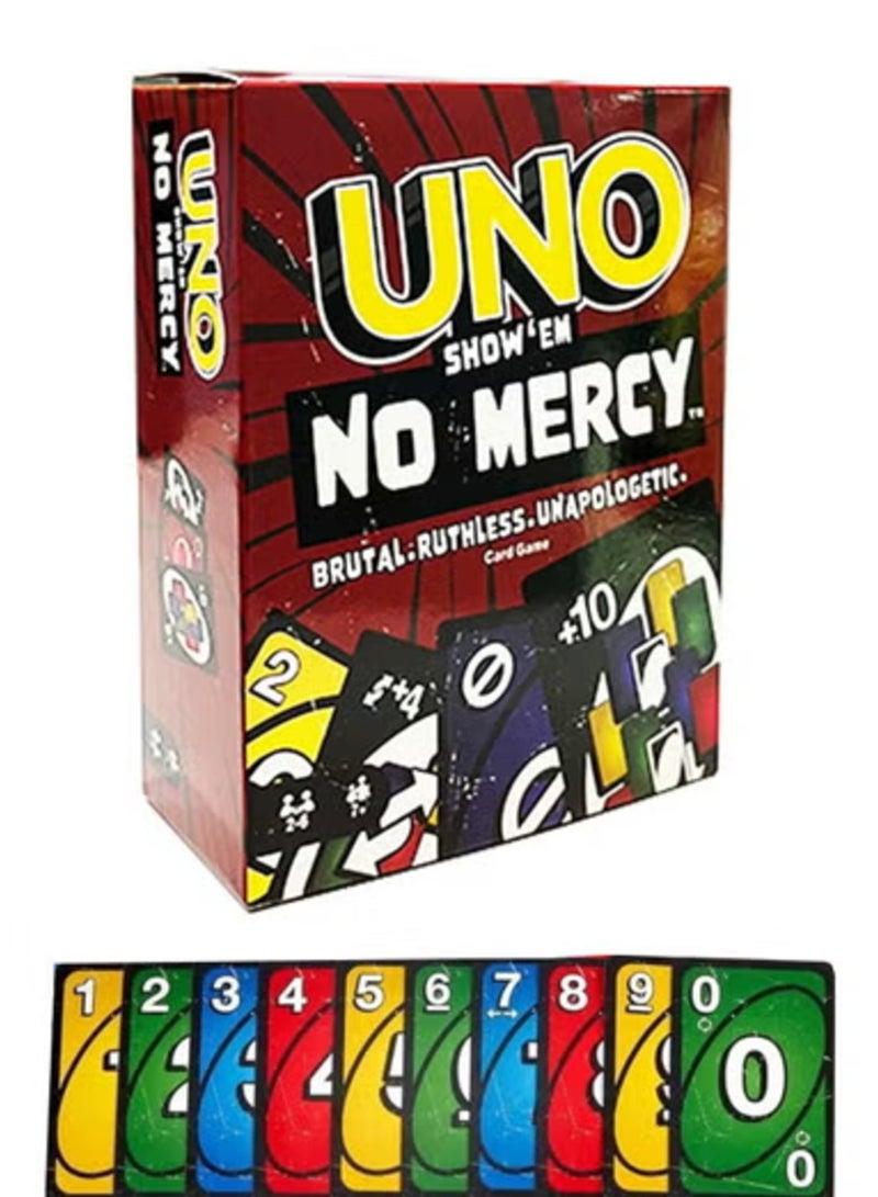 UNO Show 'Em No Mercy, Kids, Adults, Family Night, 2-10 Players | Iconic Characters, Engaging Gameplay, Develop Strategies & Skills Bundle (168 Cards) - Image 1