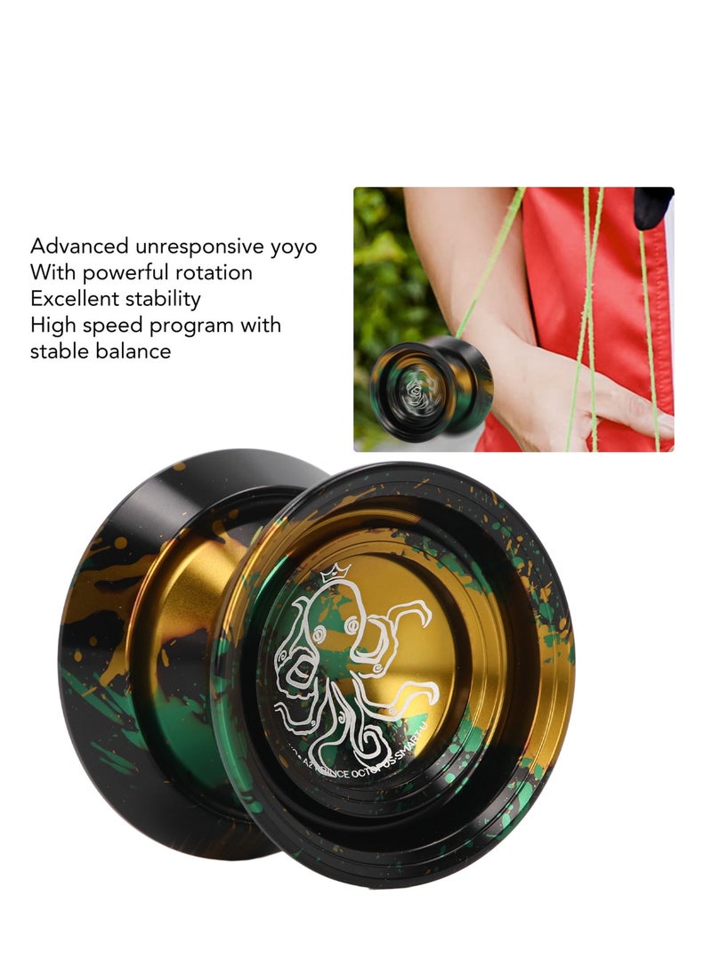Velaurs - Octopus Pattern Yo-Yo Child Player Boy With Gloves 3 Replacement Ropes - Image 1