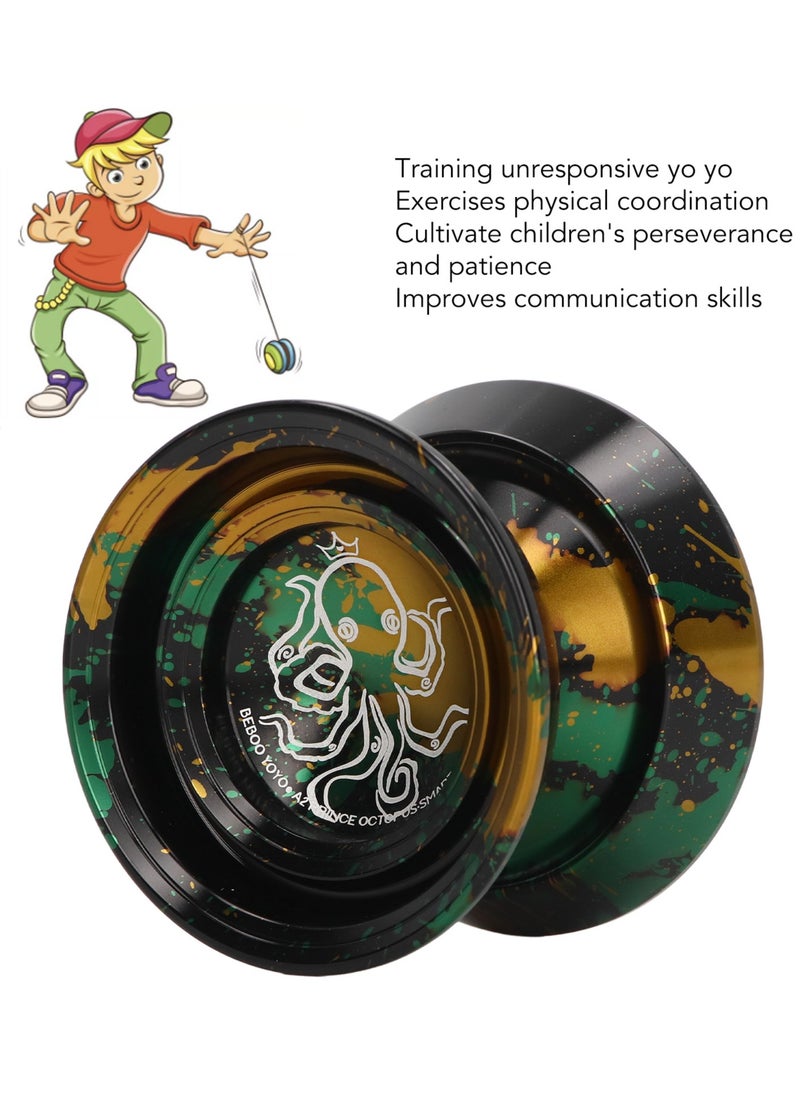 Velaurs - Octopus Pattern Yo-Yo Child Player Boy With Gloves 3 Replacement Ropes - Image 1