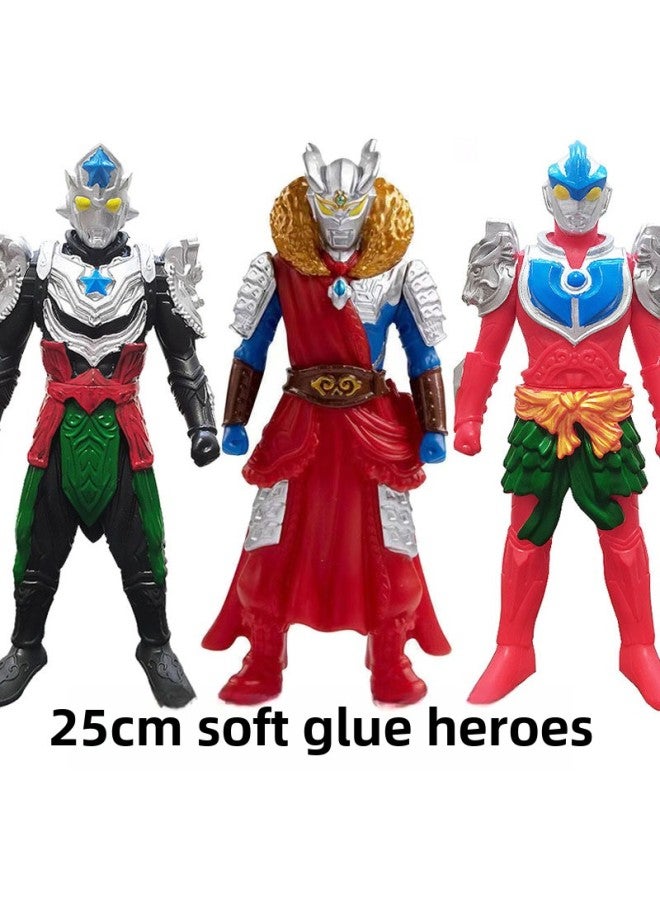 23cm Soft Glue Altman Suit Boys Birthday Gift Obdiga Jade Movable Toys Wholesale-Color:93. Teliga Air Shape