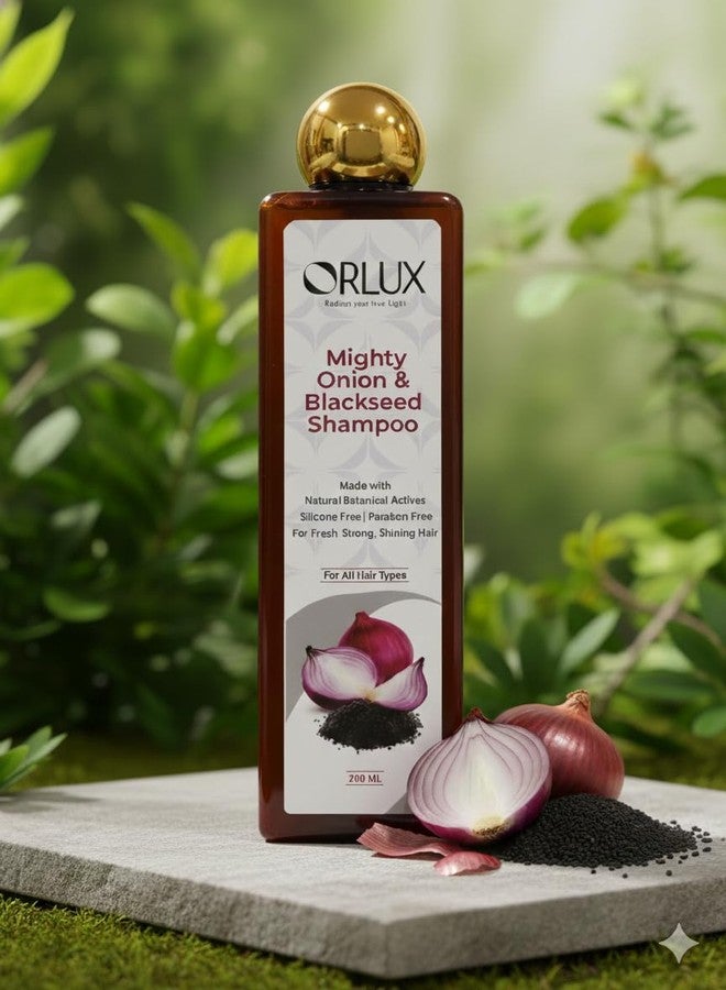 Mighty Onion & Blackseed Shampoo | Gentle Hair Cleansing Formula | 200 ml - Image 3
