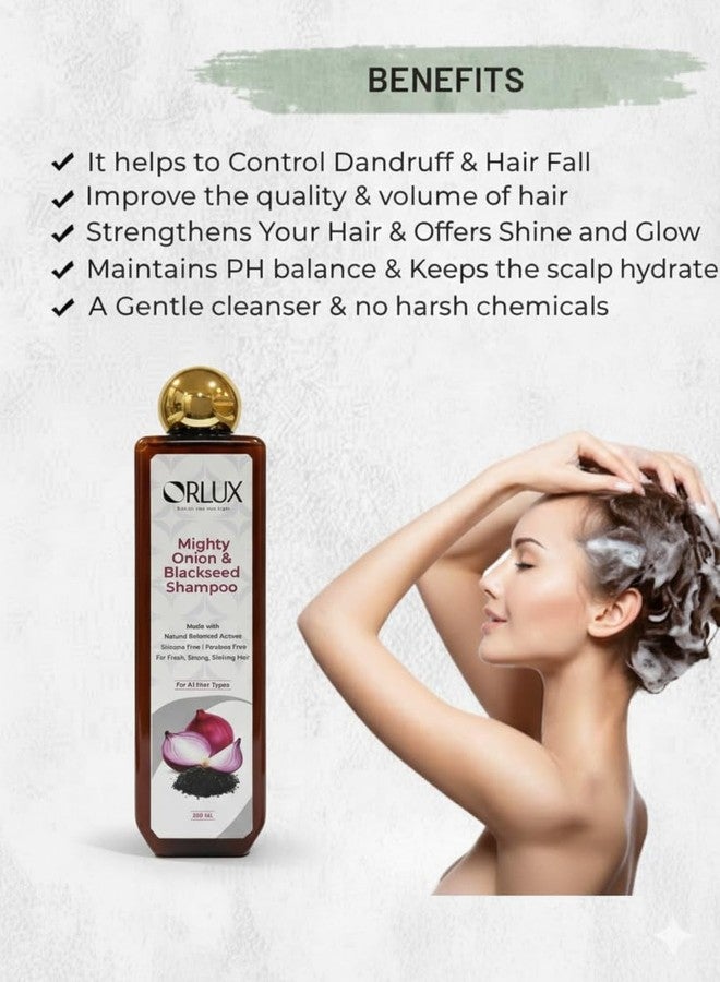 Mighty Onion & Blackseed Shampoo | Gentle Hair Cleansing Formula | 200 ml - Image 5