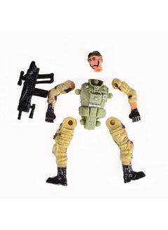 Y&D 6-Piece Army Soldiers Action Figure  - Image 5
